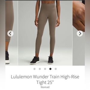 Lululemon Wunder Train contour fit high-rise Leggings